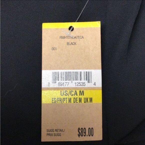 Rachel Roy Women’s Sleeveless Crewneck Button Down Draped Back Blouse, size M - Picture 11 of 11